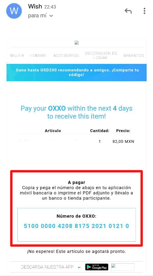 ¿Cómo pagar compras de Wish en OXXO en México? La Compra