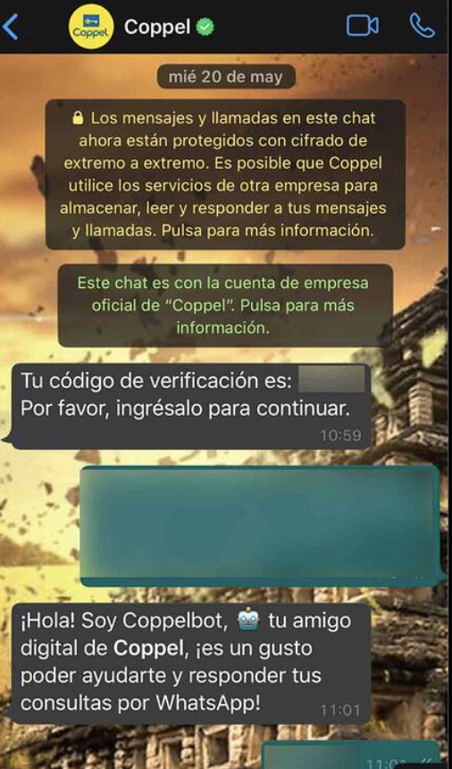 contactar Coppel