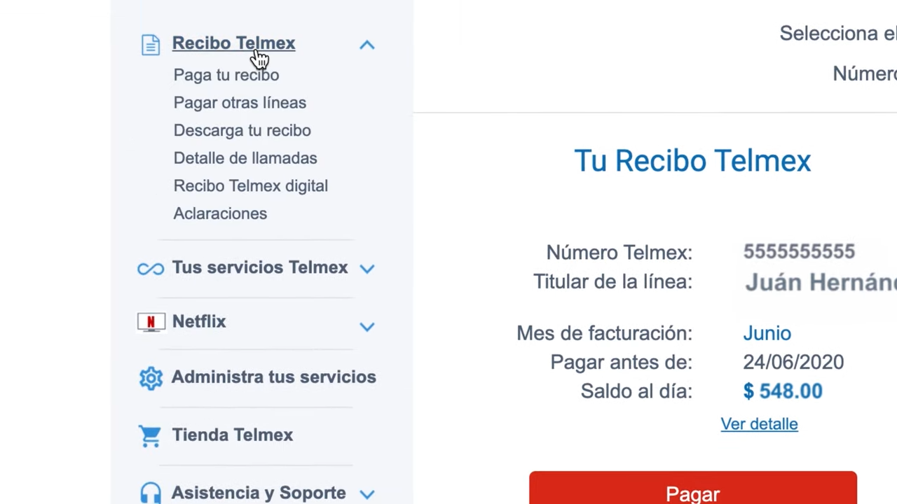 ¿cómo Consultar Descargar E Imprimir Mi Recibo Telmex La Compra Ideal Méxicoemk 2303